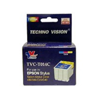 T014 (T014401) Картридж для Epson Stylus 480/580/C20SX/C40UX (цветной) Techno Vision (TV)